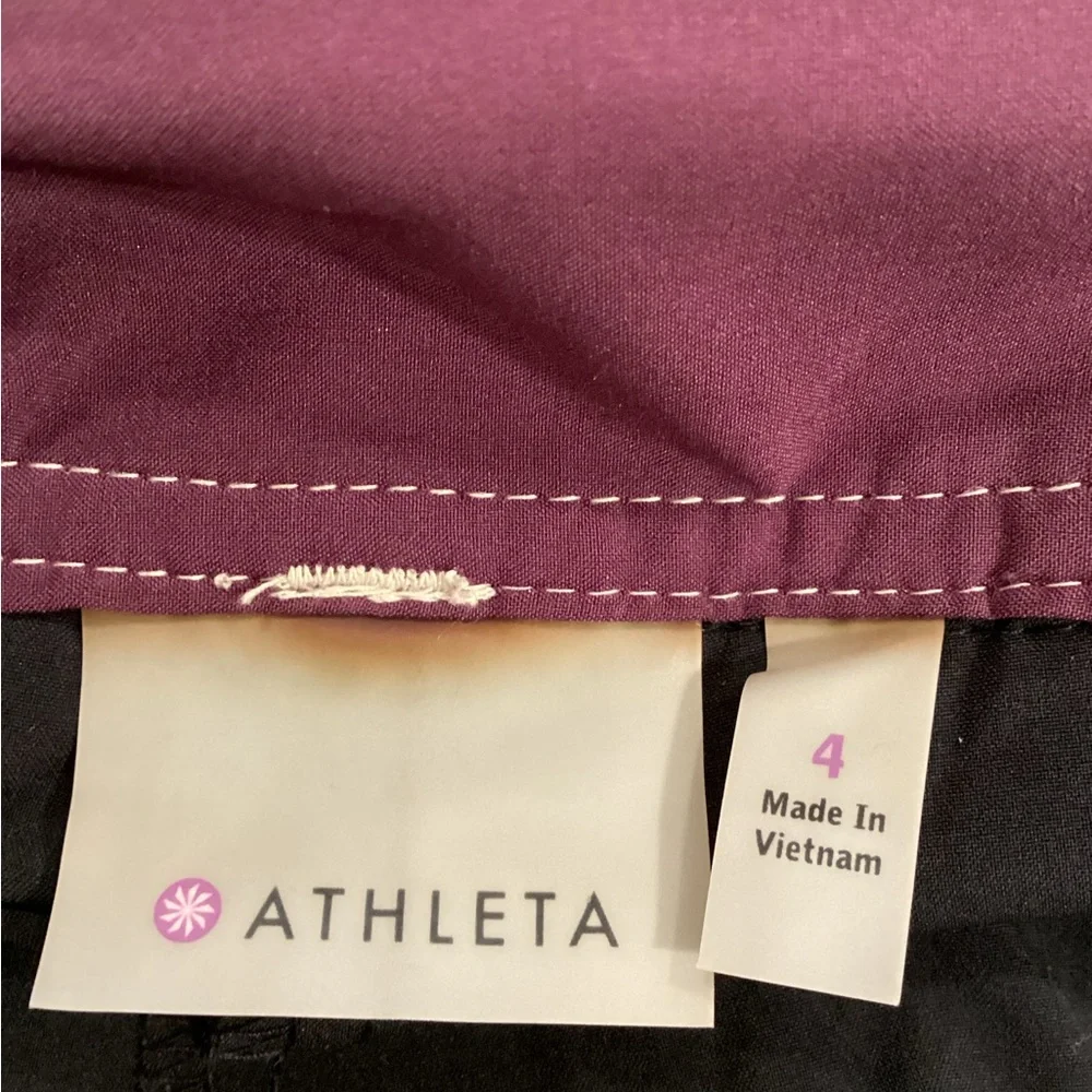Athleta “Whatever Pleted Skort” Black Women's 4 Y2K - Picture 5 of 12